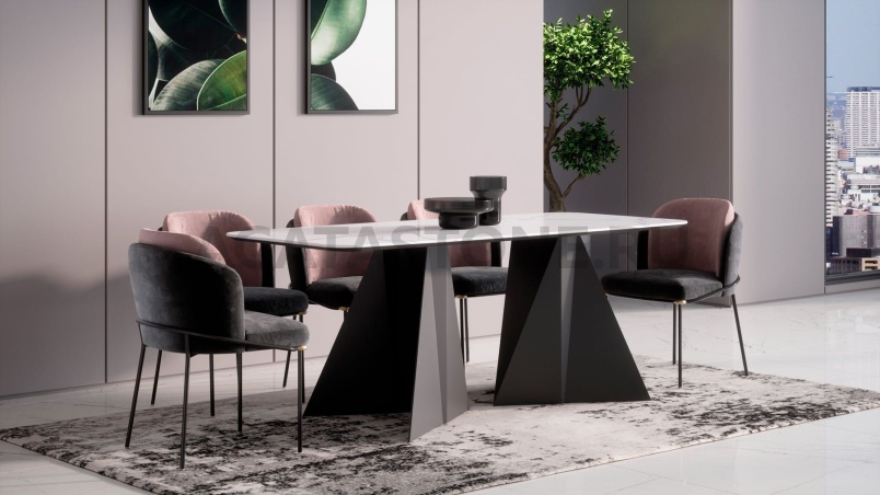 Стол под агат "Лямбда" на заказ