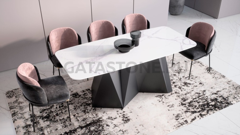 Стол из мрамора "Стоун" на заказ