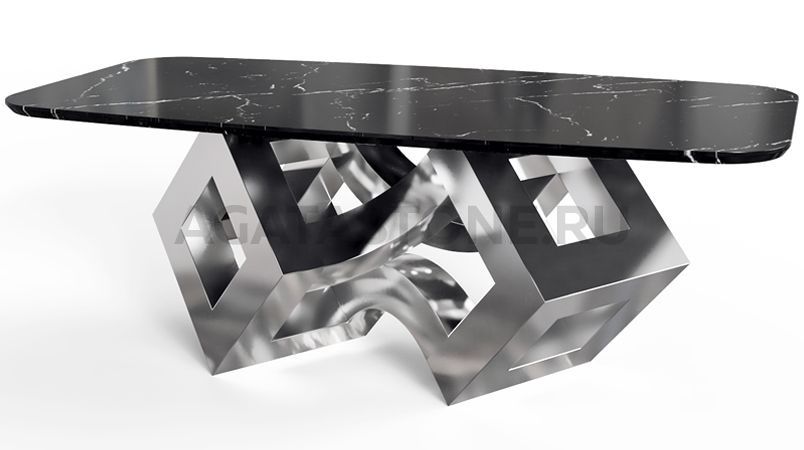 Стол из гранита "Гиперкуб" на заказ