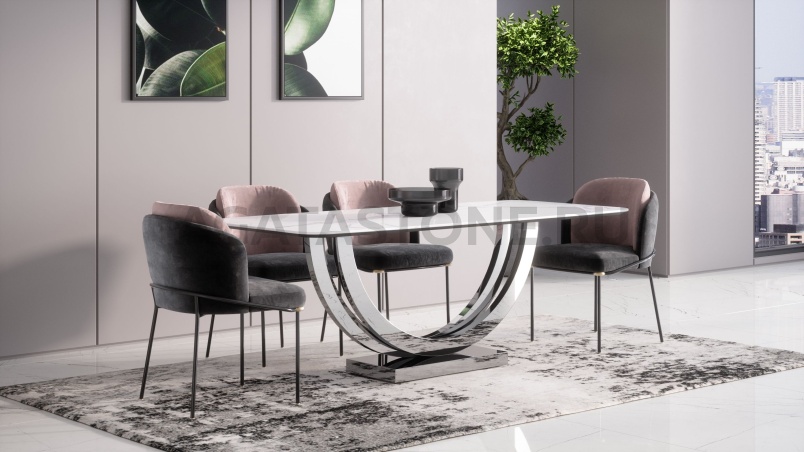 Стол из искусственного камня "Ипсилон" на заказ