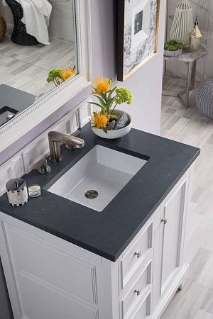 Столешница в ванную из натурального камня - пример выполнения