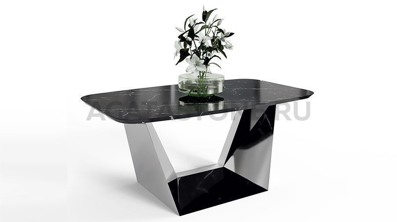 Журнальный столик из гранита "Оригами" на заказ