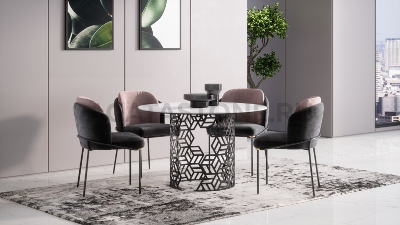 Стол из мрамора "Manfred Cube" на заказ