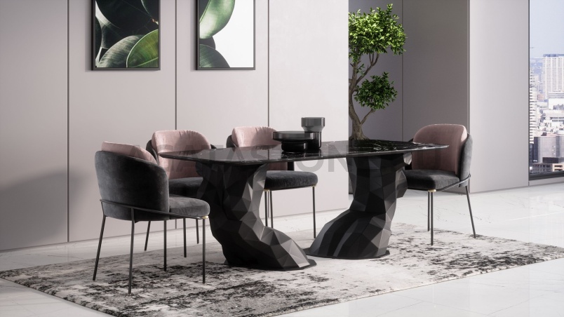 Стол из мрамора "Венера" на заказ