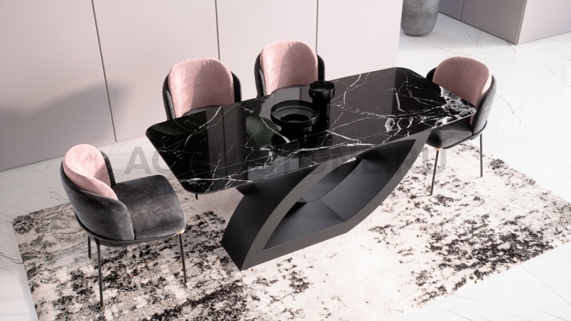 Стол из мрамора "Franco Eye" на заказ