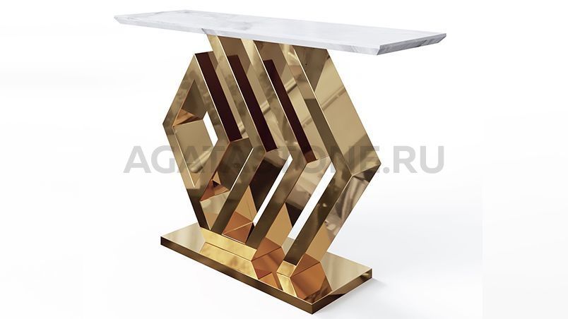 Консоль из натурального камня "Меандр" на заказ