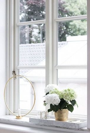 Подоконники из натурального камня - пример выполнения