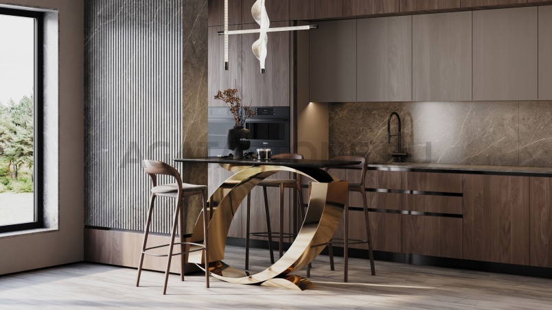 Барная стойка из керамогранита "Glance" на заказ