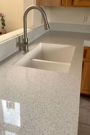 Изготовление столешниц из искусственного камня в Москве - пример выполнения