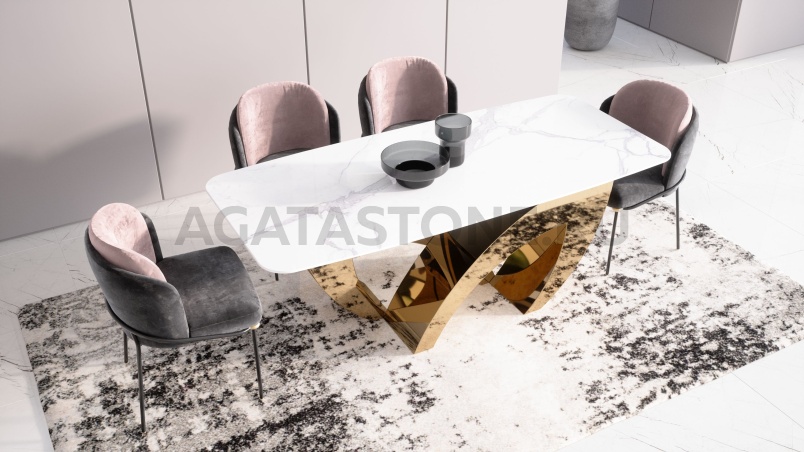 Стол из искусственного камня "Franco Fox" на заказ