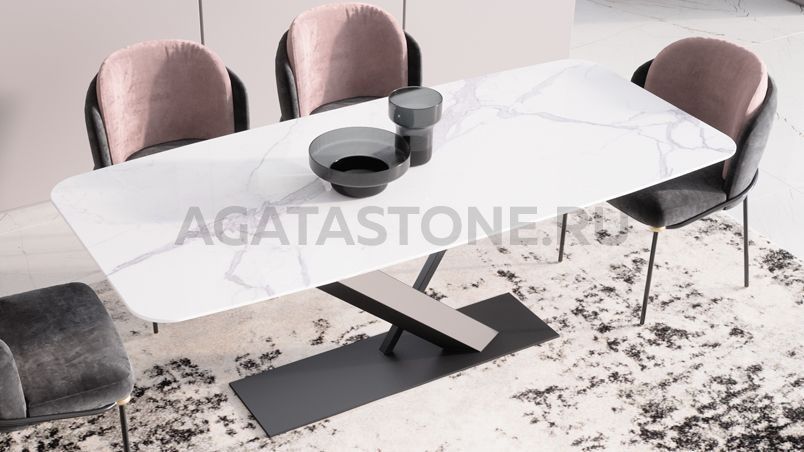 Стол из мрамора "Element" на заказ
