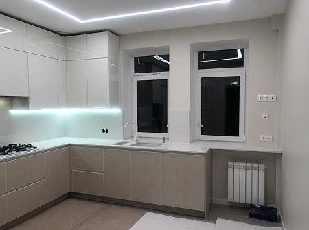 Кухонные столешницы из натурального камня - пример выполнения