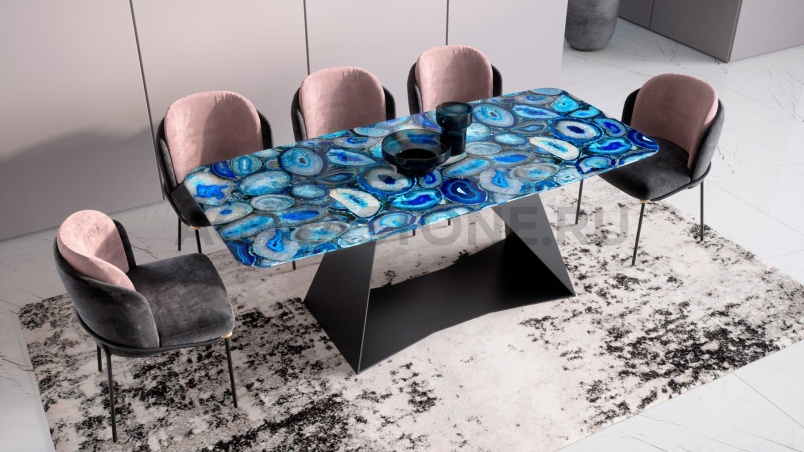 Стол из агата "Зета" на заказ