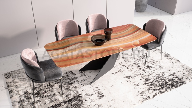 Стол из оникса "Falcon" на заказ