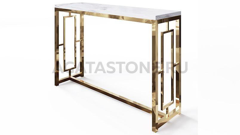 Консоль из натурального камня "Витраж" на заказ