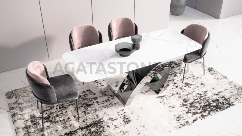 Стол из мрамора "Franco Fox" на заказ