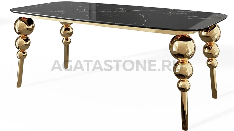 Стол из мрамора "Баккара" на заказ