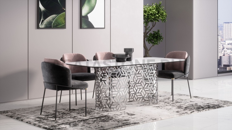 Стол под гранит "Manfred Cube long" на заказ