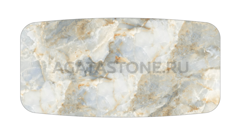 Столешница Onix Chiaro 210x110 на заказ