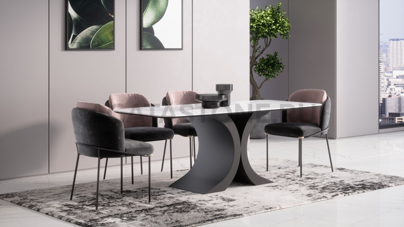 Стол из мрамора "Butterfly" на заказ