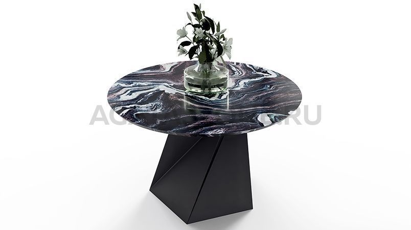 Журнальный столик из мрамора "Вертикаль" на заказ