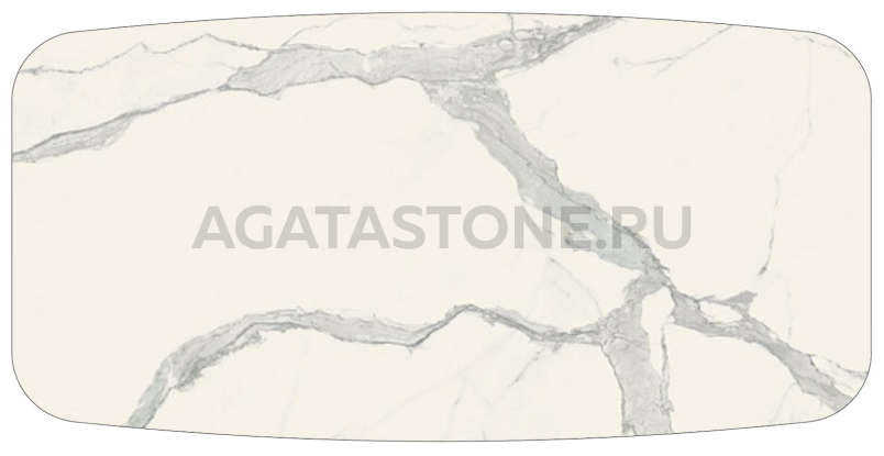 Столешница Statuario Glossy 200x100 на заказ