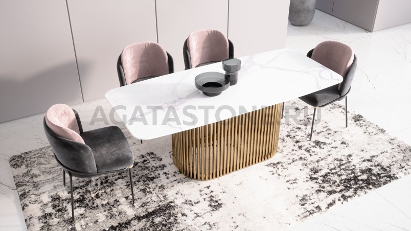 Стол из искусственного камня "Piano" на заказ