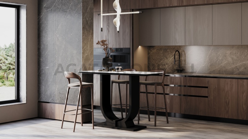 Барная стойка из керамогранита "Ультима" на заказ