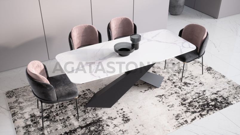 Стол под оникс "Стела" на заказ
