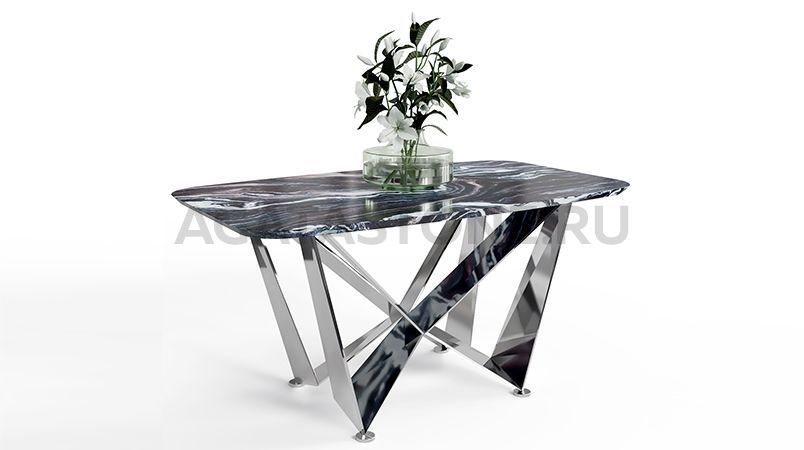 Журнальный столик из мрамора "Астра" на заказ
