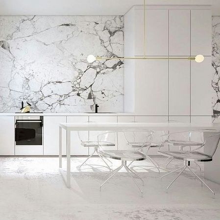 Облицовка стен натуральным камнем - пример выполнения