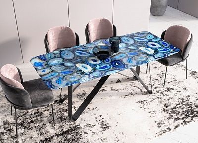 Стол из оникса "Мёбиус" купить