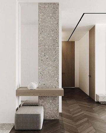 Колонны из камня в Москве, отделка колонн - пример выполнения