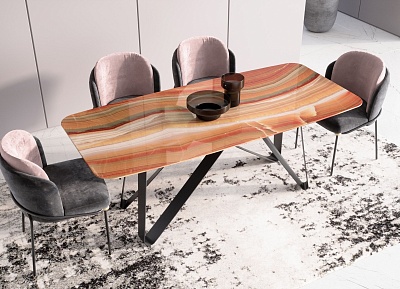 Стол под оникс "Мёбиус"