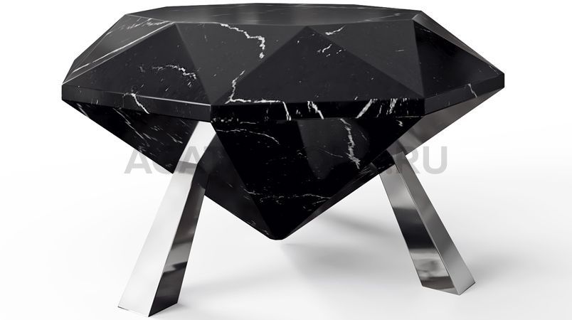 Стол журнальный из мрамора "Brilliant" на заказ