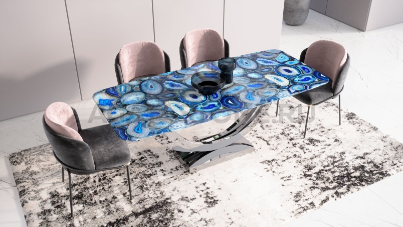 Стол из агата "Ипсилон" на заказ