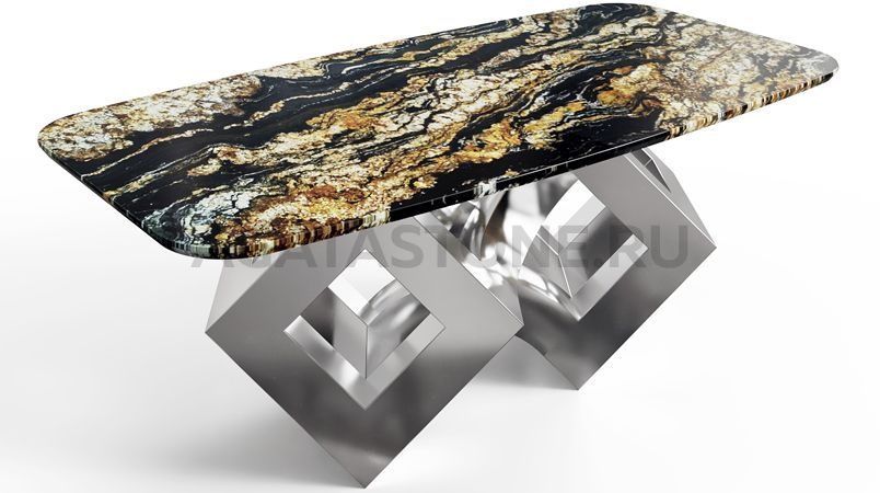 Стол из гранита "Гиперкуб" на заказ