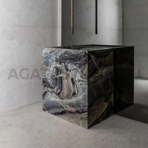 Напольная целевая раковина из искусственного камня на заказ