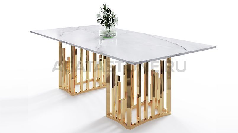 Стол из мрамора "Сity" на заказ