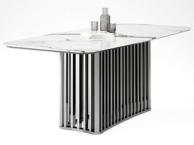 Стол из мрамора "Спектр"