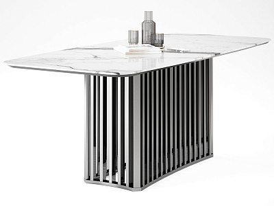 Стол из мрамора "Спектр"