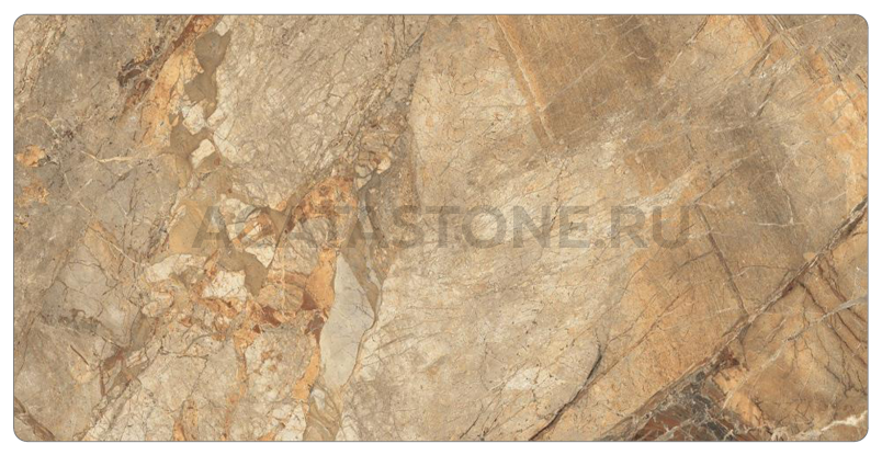 Столешница Breccia Sandy Glossy 160x80 на заказ