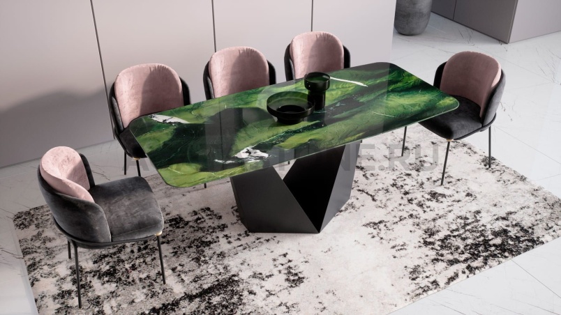 Стол из мрамора "Виктори" на заказ