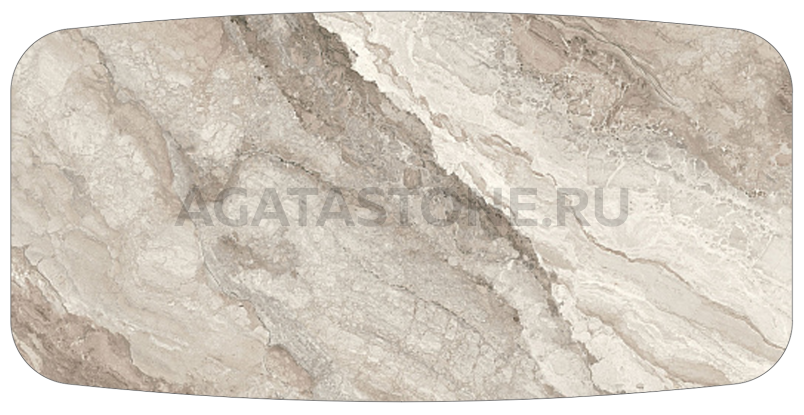 Столешница Beige Krystal 180x90 на заказ