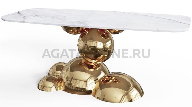 Стол из мрамора "Molecule" на заказ