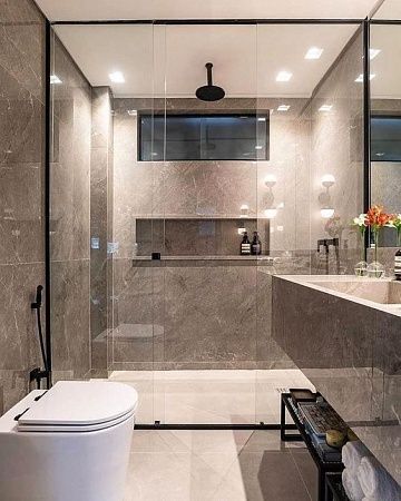 Облицовка стен натуральным камнем - пример выполнения