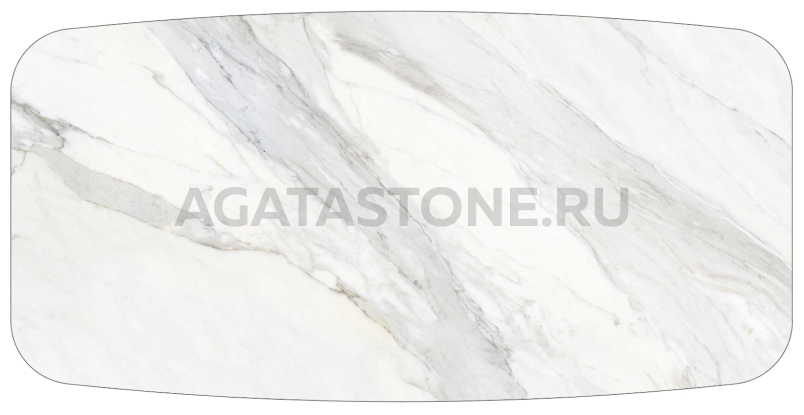 Столешница Calacata Mix Pulido 180x90 на заказ