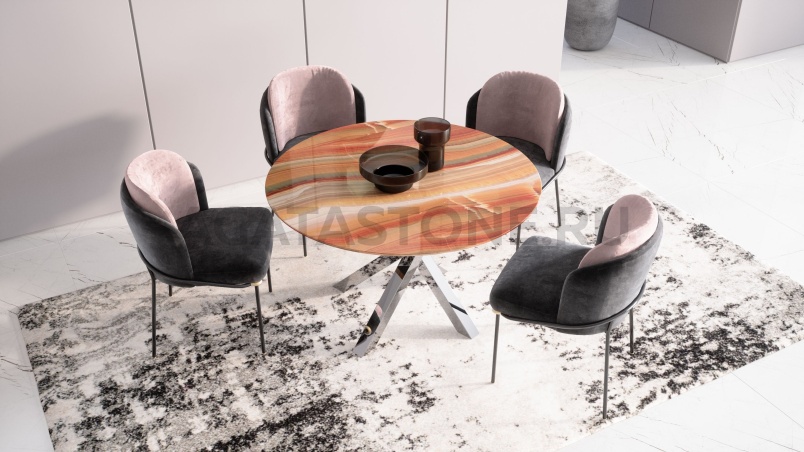 Стол из оникса "Квадро" на заказ