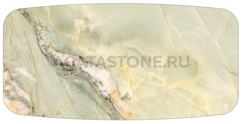 Столешница Onyx Emerald Exotic 160x80 на заказ