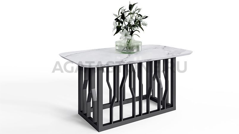 Журнальный столик из мрамора "Гетсби" на заказ